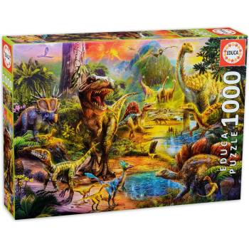 Image 1 of Educa Пъзел Educa от 1000 части - Земя на динозаври (EDU17655)