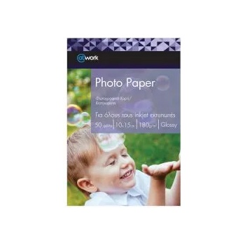 Image 1 of @Work Фотохартия Glossy 10x15см 180г 50 листа