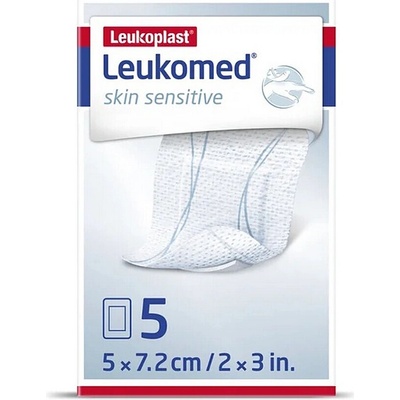 Leukomed Skin Sensitive 5 x 7,2 cm 5 ks netk.krytí