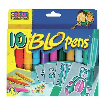 CENTROPEN 1500/10 Rainbow Colours, fúkacie fixky, vyprateľné (10 farieb)