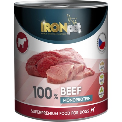 IRONpet 100% Monoprotein Hovězí 800 g