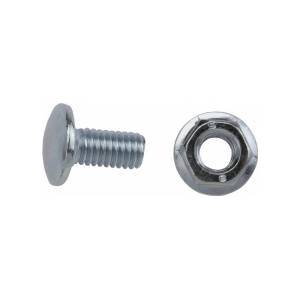 Baks Mushroom screw + barbed collar cap SGK M6X12 651141 /100pcs. /