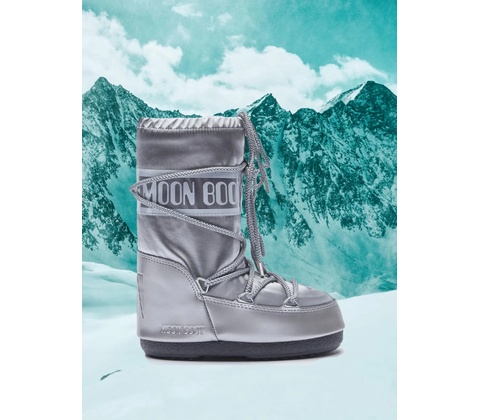 Moon Boot Icon Glance silver
