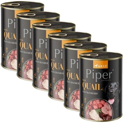 Piper Adult prepelica a brusnice 6 x 400 g