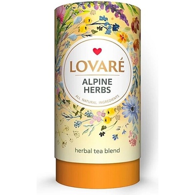 Lovaré ALPINE HERBS, bylinný sypaný čaj 80 g