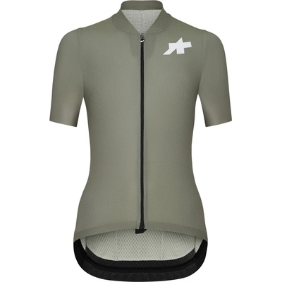 Дамска фланелка с къс ръкав за колоездене Assos Women's Uma GT Jersey S11 Evo Cycling jersey - Edge Green (156-2811-0315)