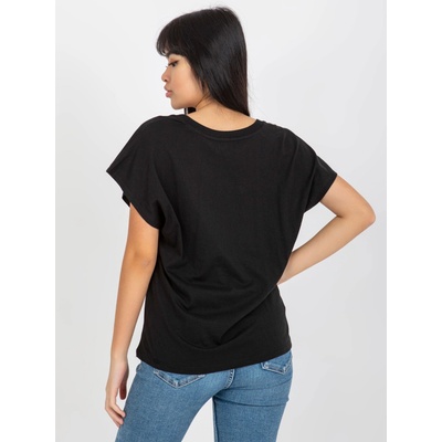 jednofarebné tričko DO V TW TS 2005.43 BLACK