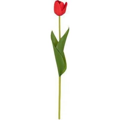 Umělý červený tulipán Atmosphera realistická květina do vázy 48 cm