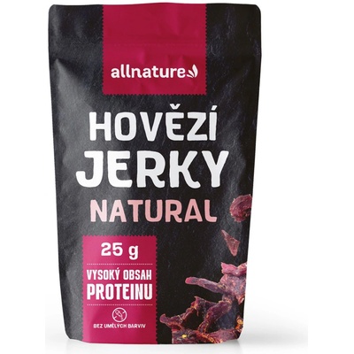 Allnature Sušené hovädzie mäso Natural 25 g