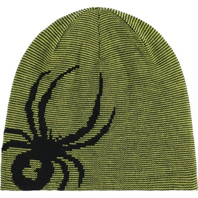 Spyder Reversible Innsbruck Pánska obojstranná zimná čiapka tmavo zelená