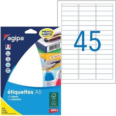Agipa Etikety A5 12,8x38 114044