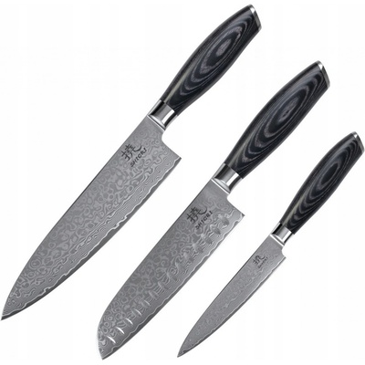 Shiori 3 Set Kuro Muro + Santoku + Sifu sada troch nožov