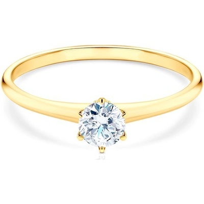Savicki Zásnubný prsteň The Journey žlté zlato diamant TJ R5 D Z