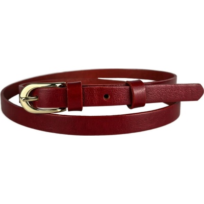 Penny Belts Dámský kožený opasek 15-3-93 červený