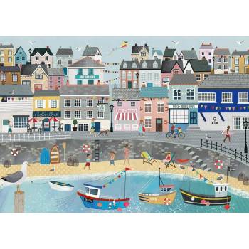 Ravensburger - Puzzle Quiet coastal harbor - 1 000 piese