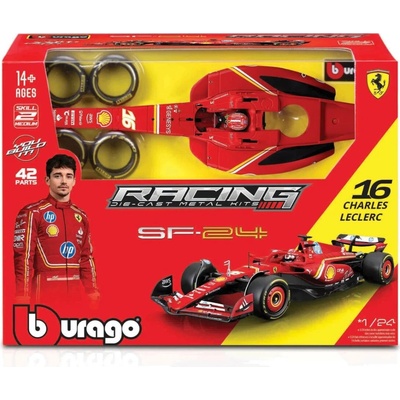 Bburago Ferrari 2024 16 Leclerc Monaco GP KIT 1:24