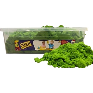Пясъчко Пясък за игра Пясъчко - Зелен, 2 kg (PSK-027.5)