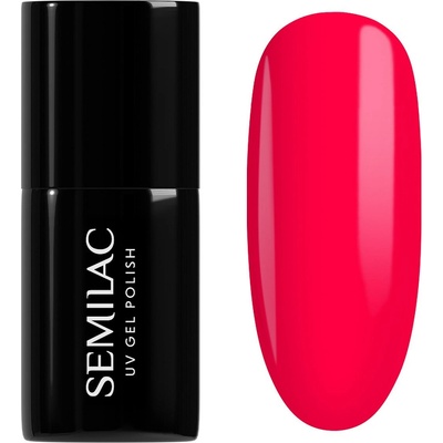 Semilac 568 Neon Ruby Hybridní lak na nehty UV Hybrid 7ml