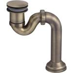 OMNIRES - Дизайнерски сифон за вана, матиран бронз syom-w10br (syom-w10br)
