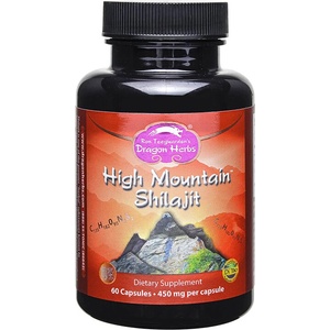 Dragon Herbs Имунитет - Хималайски шилажит - High Mountain Shilajit, 60 капсули (005267 (526) DH)