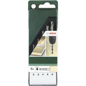 Bosch К-КТ СВРЕДЛА ЗА ДЪРВО bosch 2, 3, 4, 5, 6 ММ (3165140384414)