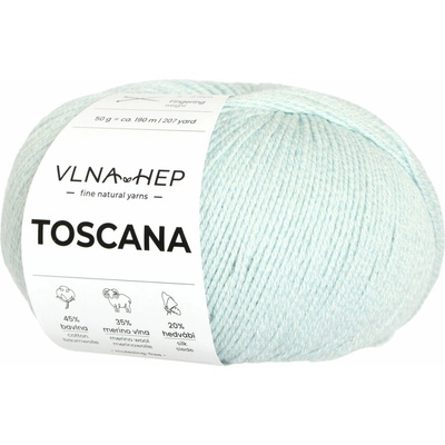 Vlna-hep Příze Toscana - jemná přírodní příze - bavlna, merino vlna, hedvábí Toscana: 142750 Sprout Green