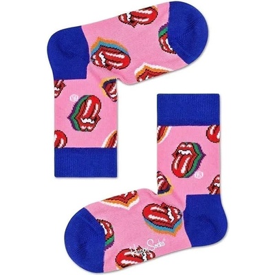 Чорапи Happy socks Rolling Stones Candy Kiss socks - Pink (Multicolor)