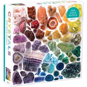 Galison - Puzzle Rainbow Crystals - 500 piese