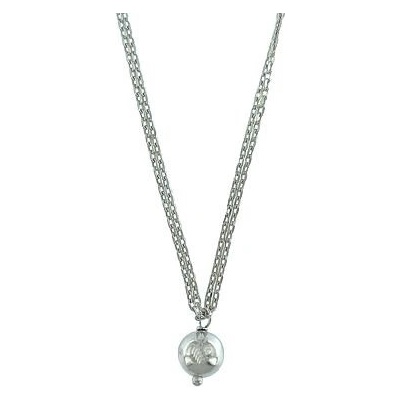 InfinitySilver Strieborný náhrdelník s guľôčkou CLN00845