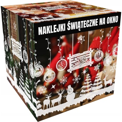 RUHHY Vianočné nálepky na okno 22305