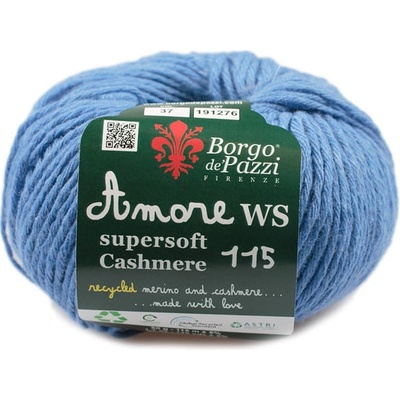 Borgo de' Pazzi Amore WS Super soft Cashmere 115 Modrá 37