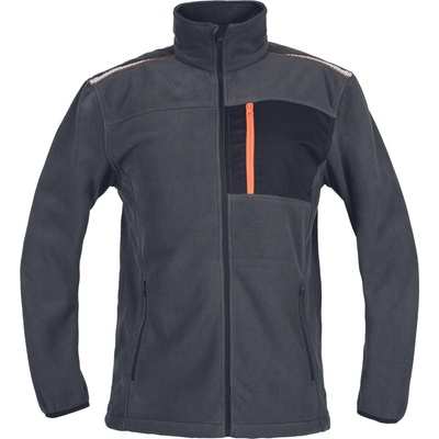 CERVA GROUP EMERTON STR fleece bunda, čierna