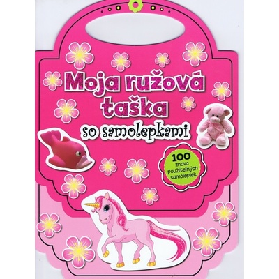Moje růžová taška se samolepkami
