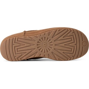 UGG пантофи дамски от велур W Enwrap Clog