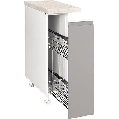 Matis Кухненски шкаф долен бутилиера Aura D20 бежов