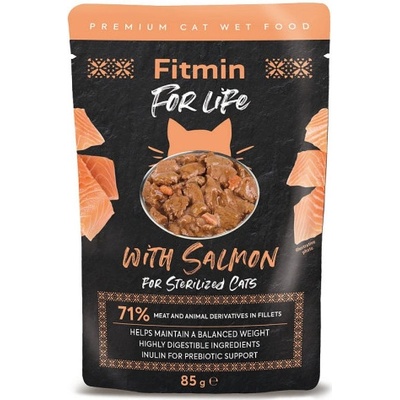 Fitmin for Life Cat kastrované losos 85 g
