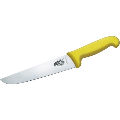 Victorinox 5.5208.18 Fibrox mäsiarsky nôž, 18 cm rovná široká čepeľ, žltý