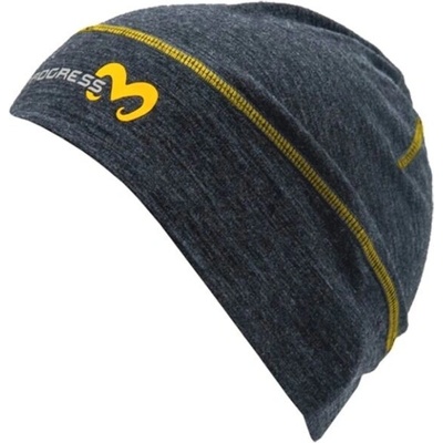Progress SS Merino beanie športová Merino čiapka čierna