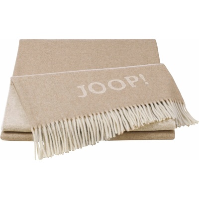 Biederlack JOOP! Fine Doubleface Creme-Natur pléd 130x180