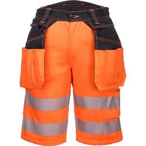 Portwest hi-vis КОБУР pw343 / Светлоотразителни шорти - hv Оранжево/Черно uk 32/eu 48 (pw343obr32)