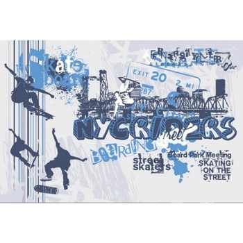 DIMEX ART s. r. o Флизелинов фототапет скейтборд 375 x 250 см