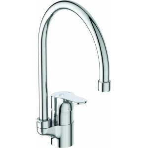 Ideal Standard Кухненски смесител Ideal Standard Cerabase в гланцов хром с висок чучур (BC844AA)