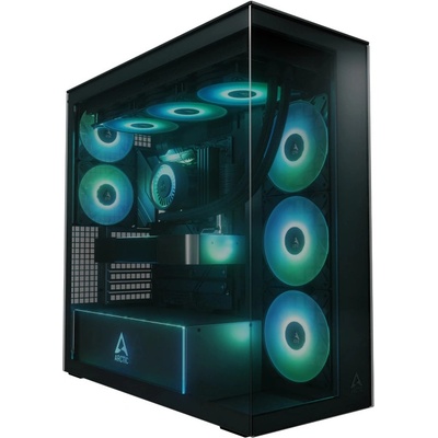 Ion Computers Геймърски компютър ION Arctic Xtender с процесор AMD Ryzen 7 9850X3D, видео карта GeForce RTX 5080 16GB GDDR7, RAM памет 32GB(2x16GB) DDR5 6000MHz, SSD 1TB NVMe PCIe Gen5, водно охлаждане 360 (c003283)