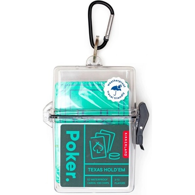 Kikkerland Покер комплект Texas Hold'em Poker за игра навън (GG247)