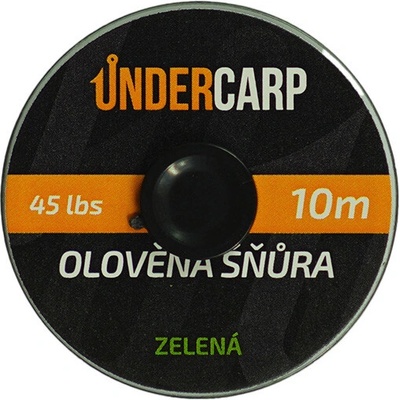 UnderCarp Olovená Šnúra 10m 45lb Zelená