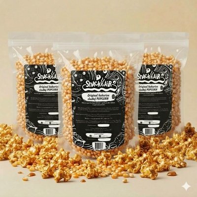Snackstore.cz Prémiová kukuřice na sladký popcorn 3 × 1000 g