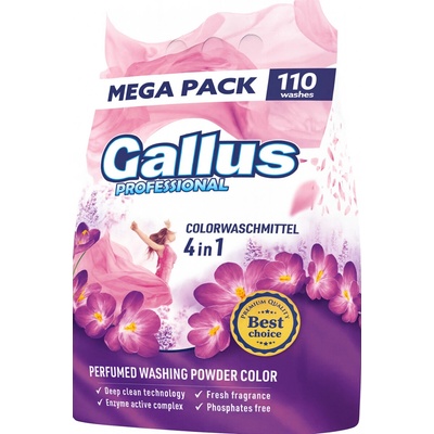 Gallus Professional Prášok na pranie 4v1 Color 6,6 kg 120 PD
