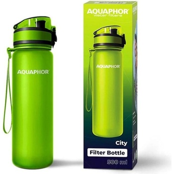 Aquaphor Бутилка Aquaphor City Tritan, филтрираща, 500 мл, зелена