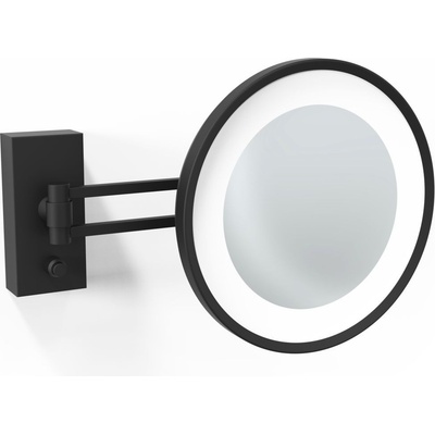 Decor Walther Увеличително козметично огледалце x5 BS 36 стенно черен мат (0122260)