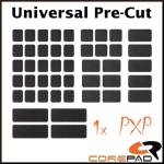 Corepad PXP Grips #2210 Universal Pre-Cut Black 46 броя Универсални грип ленти за мишка и клавиатура (CGP2210)